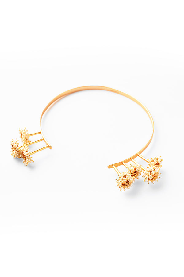 Pearl Bunch Staggered Choker