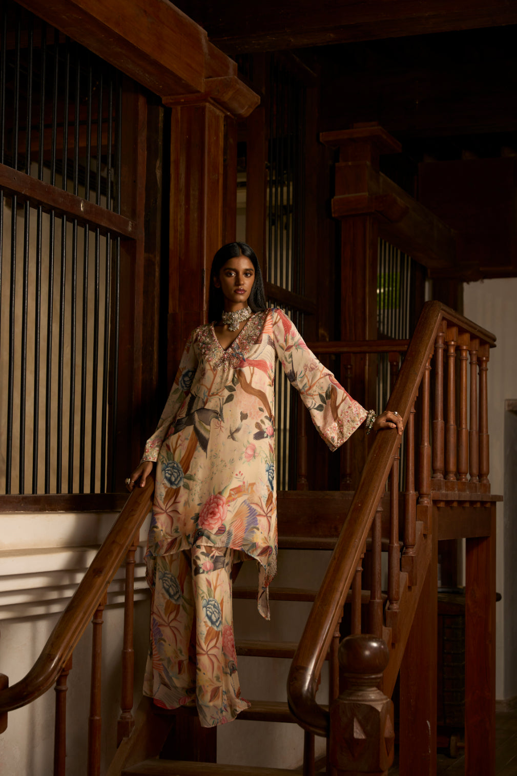 Dior Harmony – Coord Set with Pita Handwork Detailing