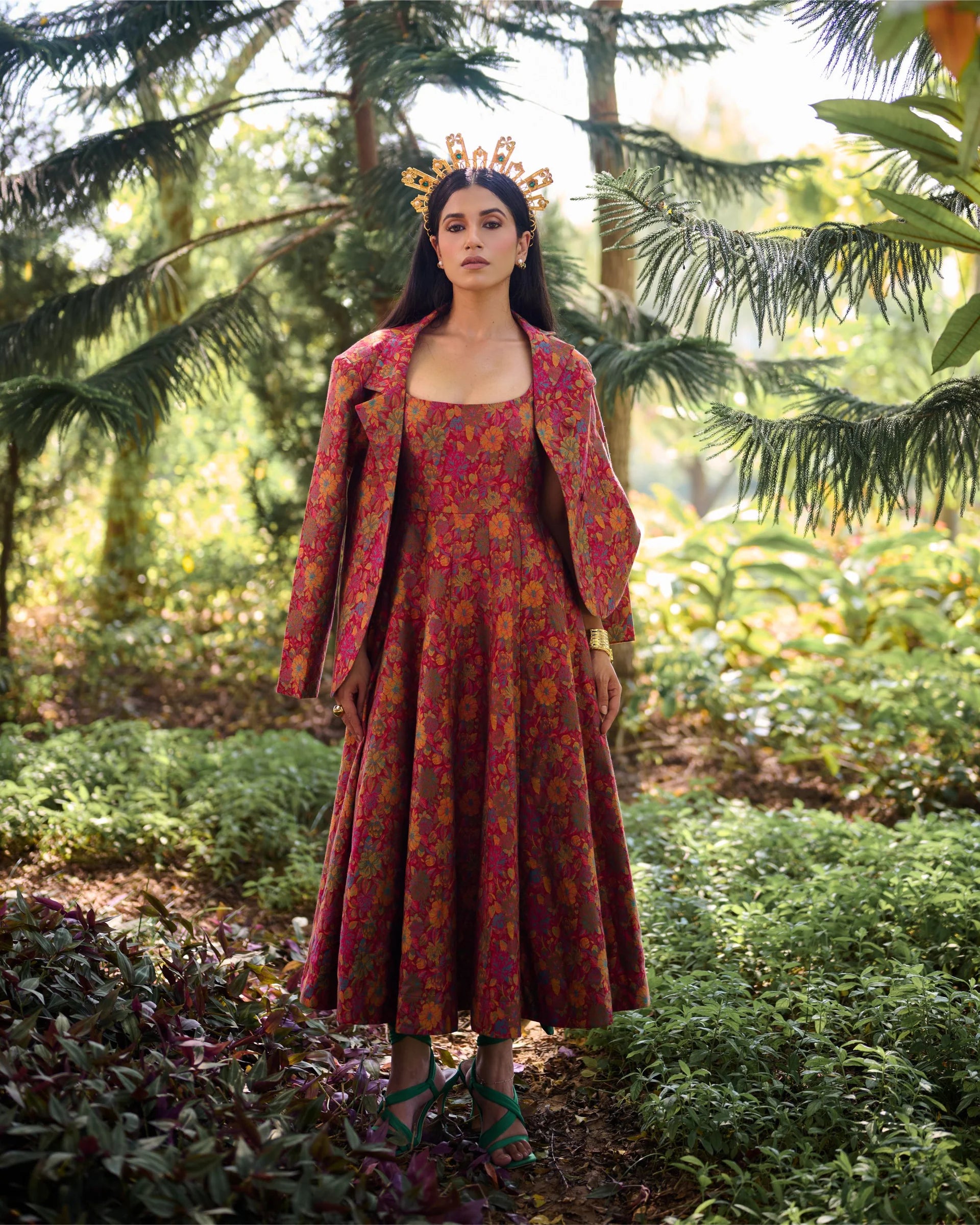 LA ROUGE LUMIERE DRESS WITH BLAZER SET