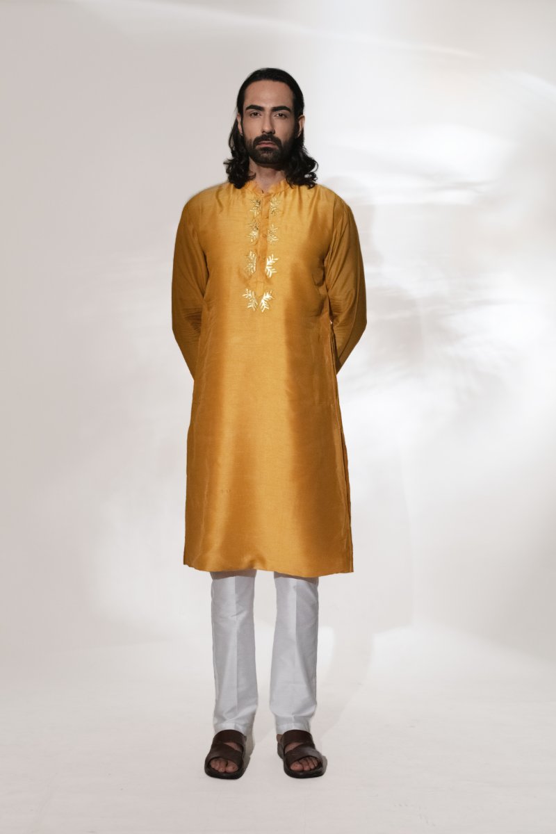 Mustard Yellow Kurta Set