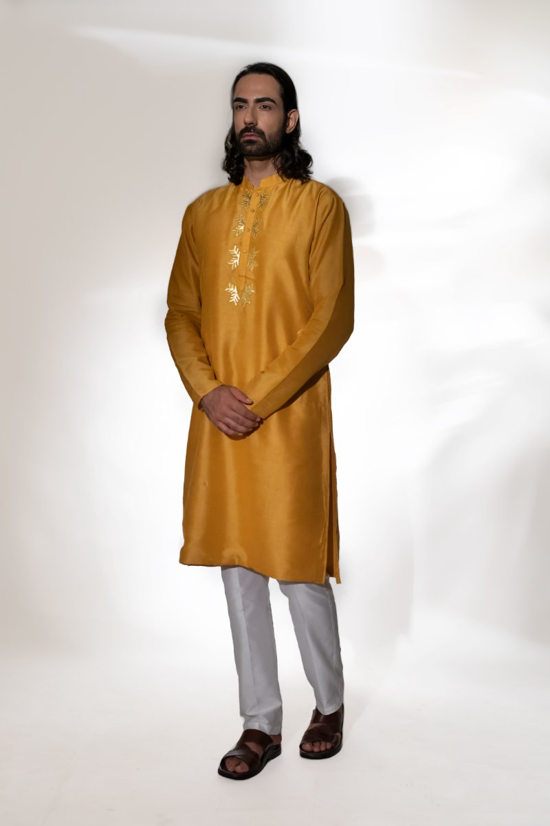 Mustard Yellow Kurta Set