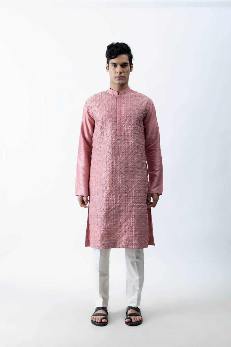 Dark Pink Kurta Set