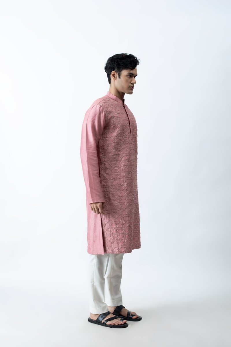 Dark Pink Kurta Set