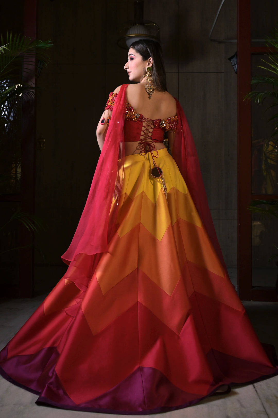 Satrang Lehenga