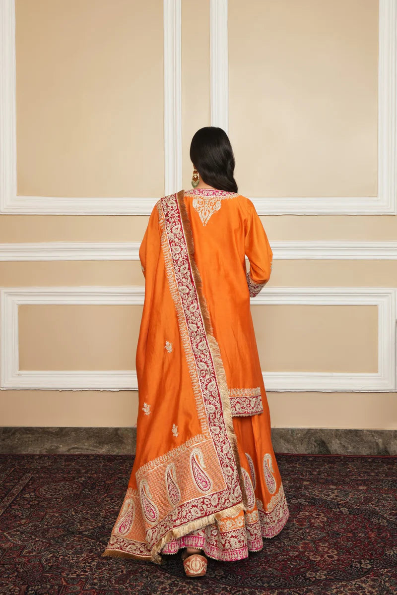 Amira-Kurta With Sharara And Dupatta