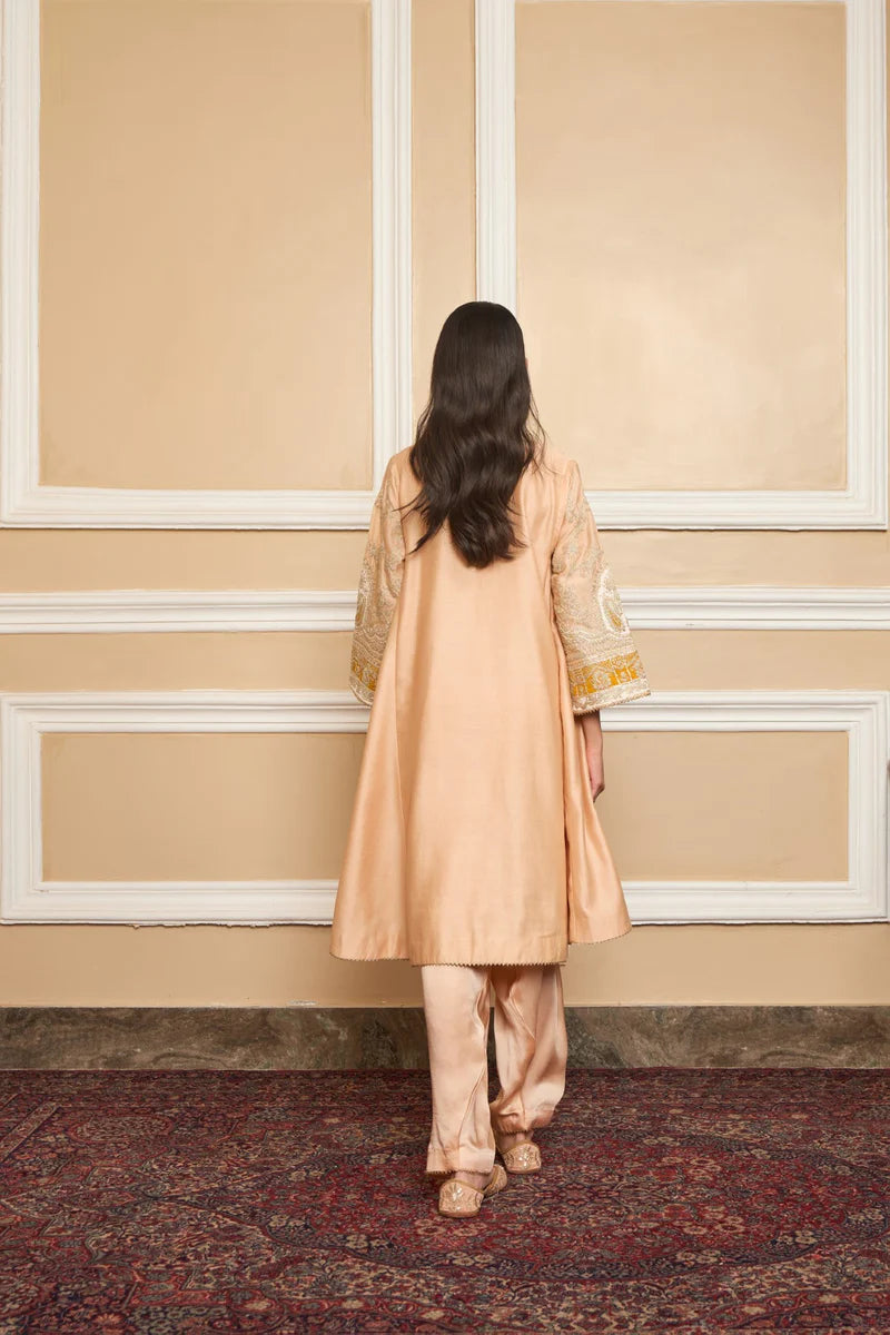 Mohsina-Short Chauga With Salwar