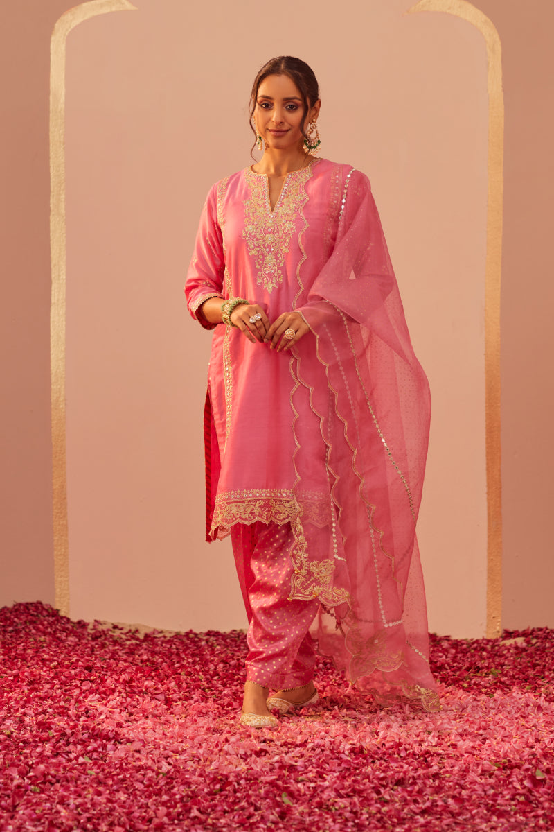 Aaima- Kurta With Salwar And Dupatta