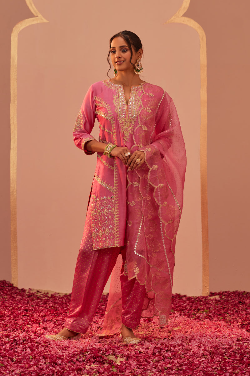 Rashida- Kurta With Salwar And Dupatta
