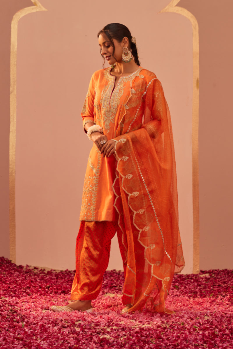 Rashida- Kurta With Salwar And Dupatta