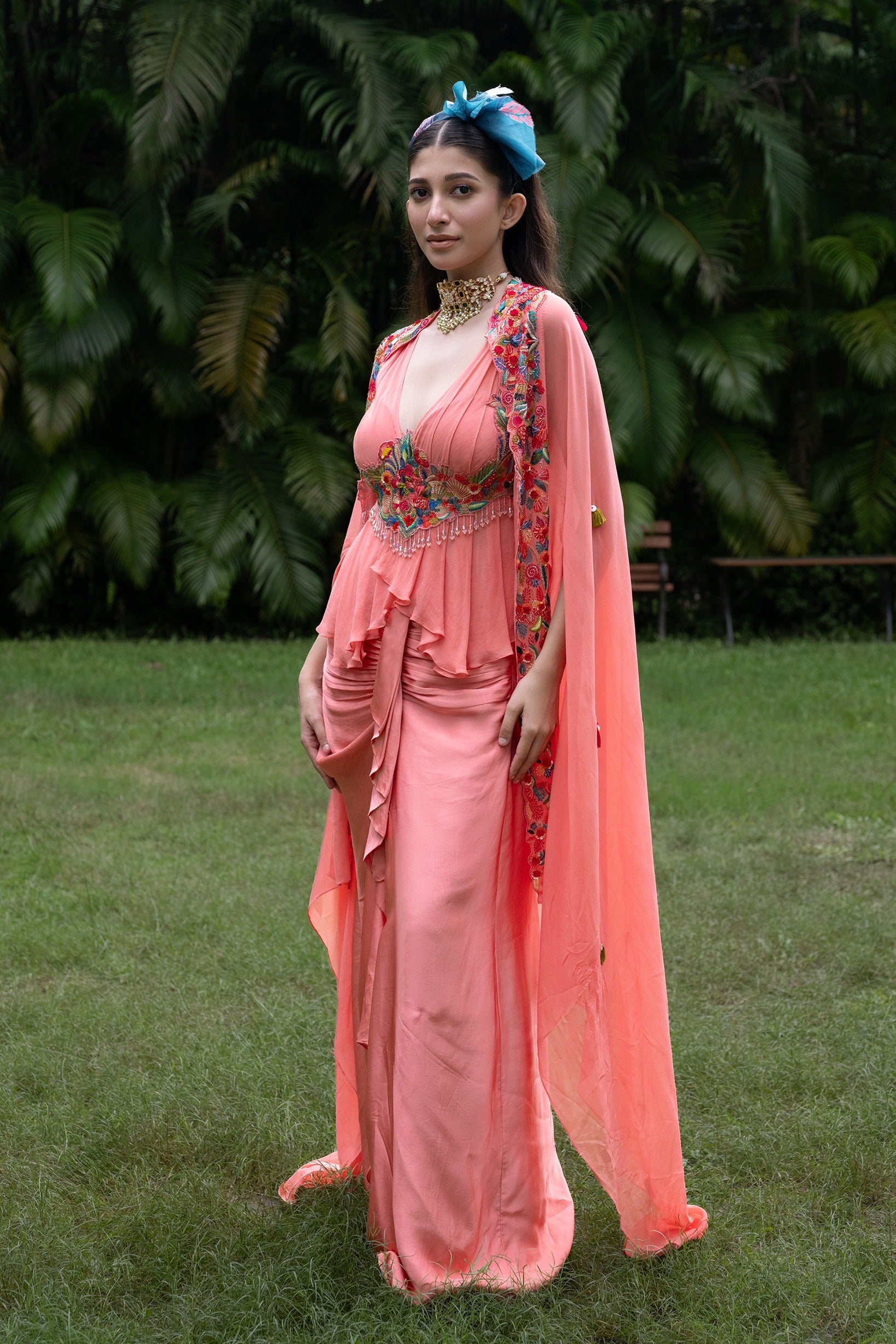 ROSALIA SKIRT AND CAPE SET