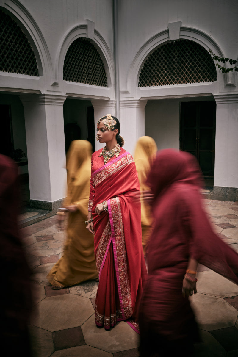 Seher Saree Set – Sindoori