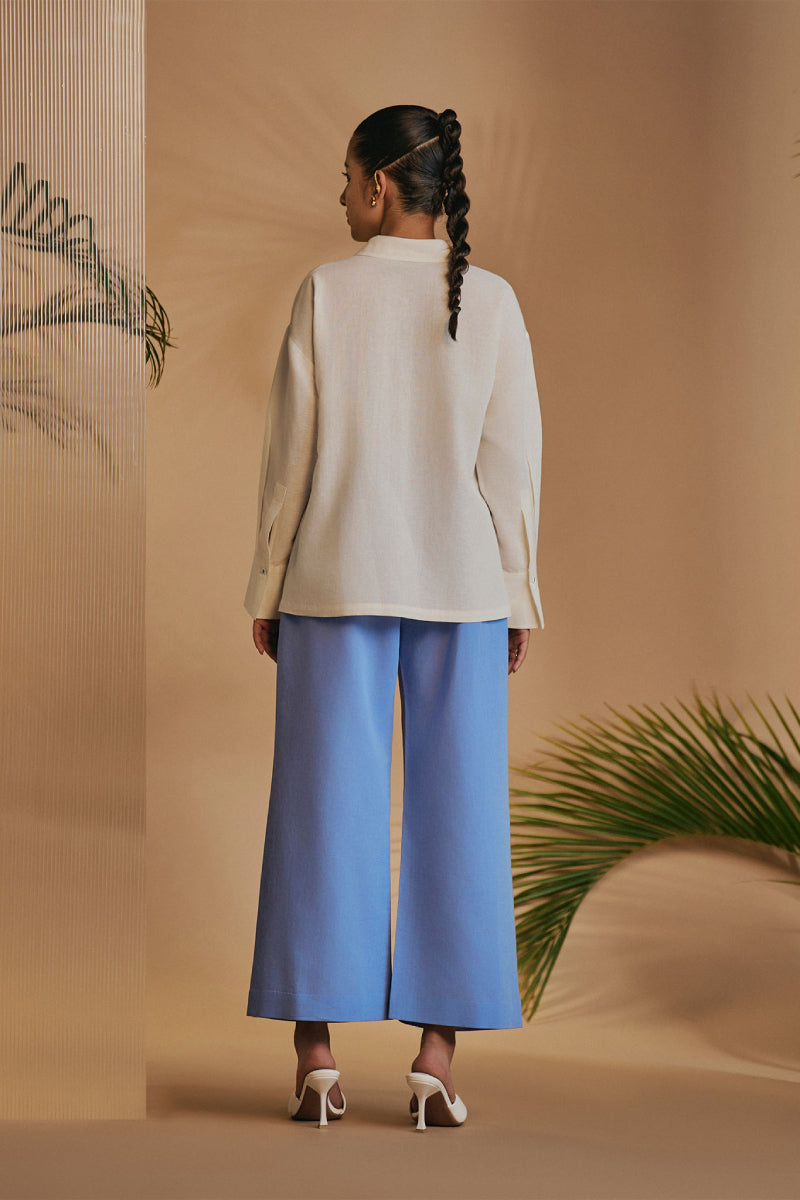 Origani Ivory Blue Reverie Co-Ord Set