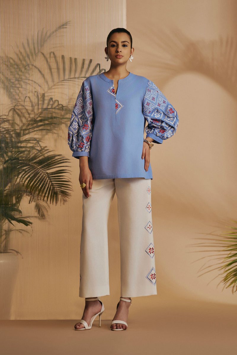 Origani Blue Rainforest Co-Ord Set