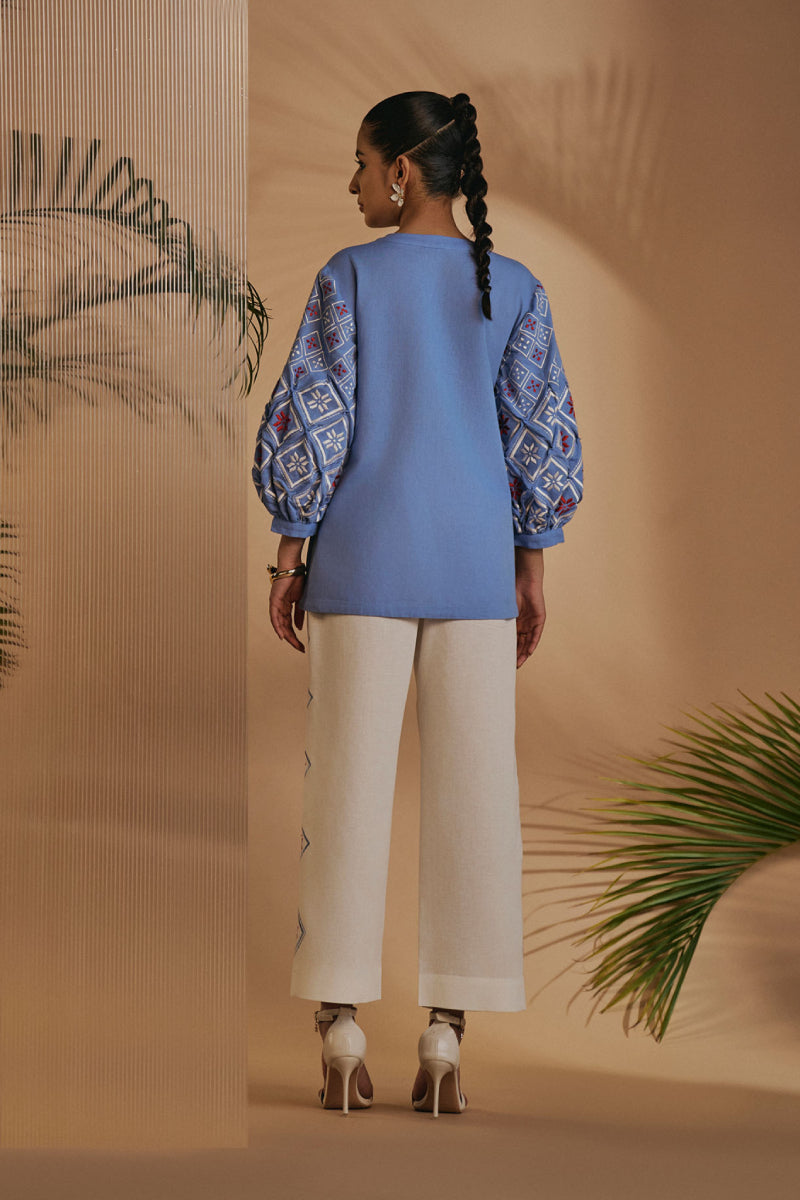 Origani Blue Rainforest Co-Ord Set