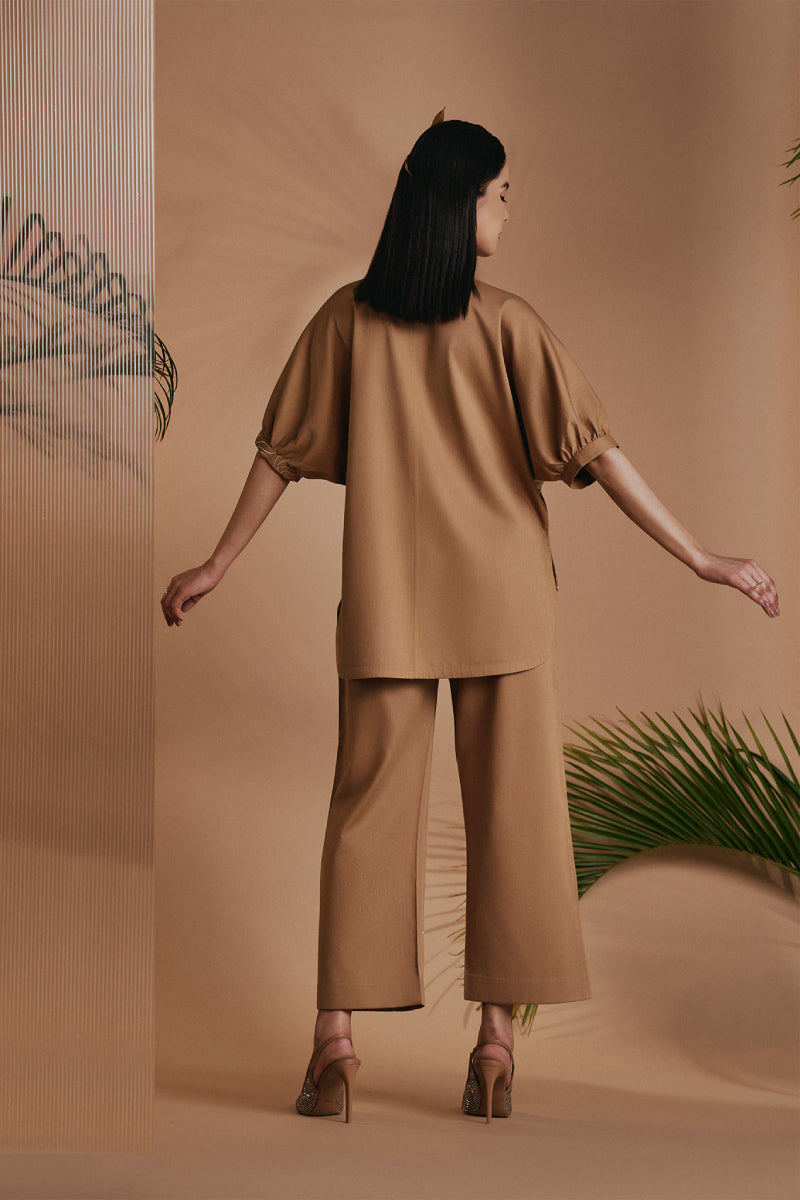 Origani Brown Mirage Co-Ord Set