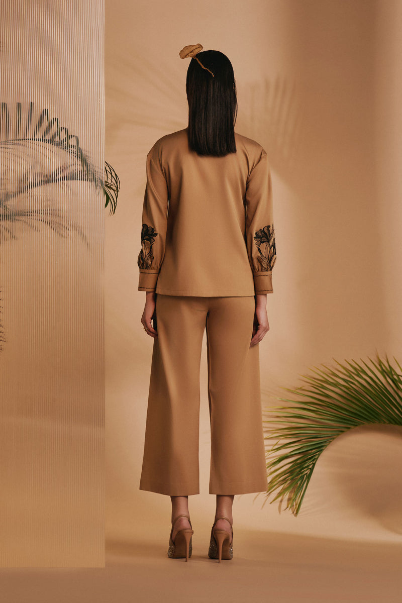 Origani Brown Lilly Co-Ord Set