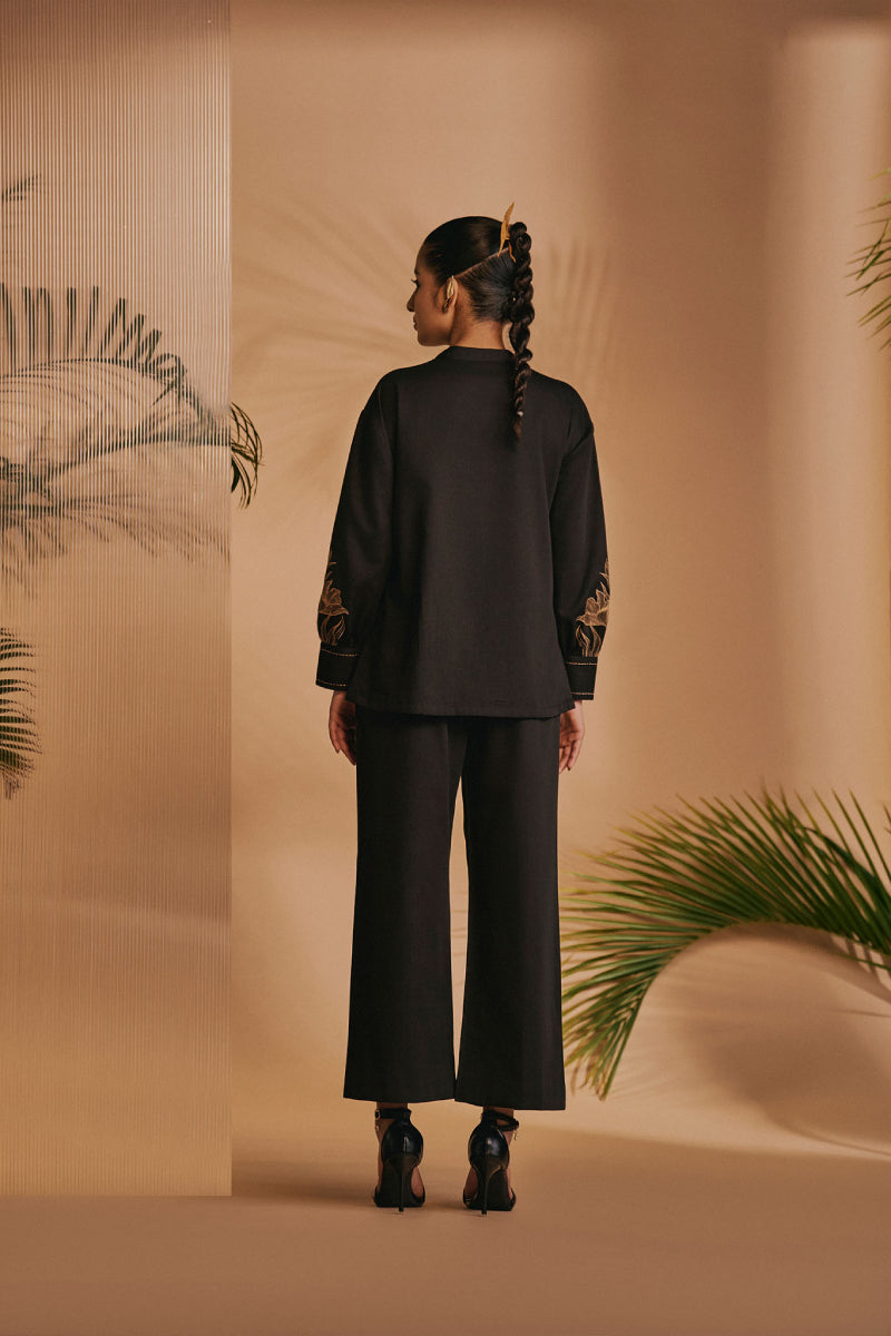 Origani Black Lilly Co-Ord Set