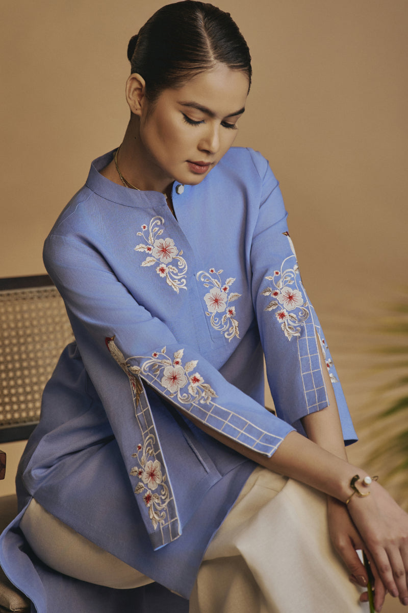 Origani Blue Bird Escape Tunic