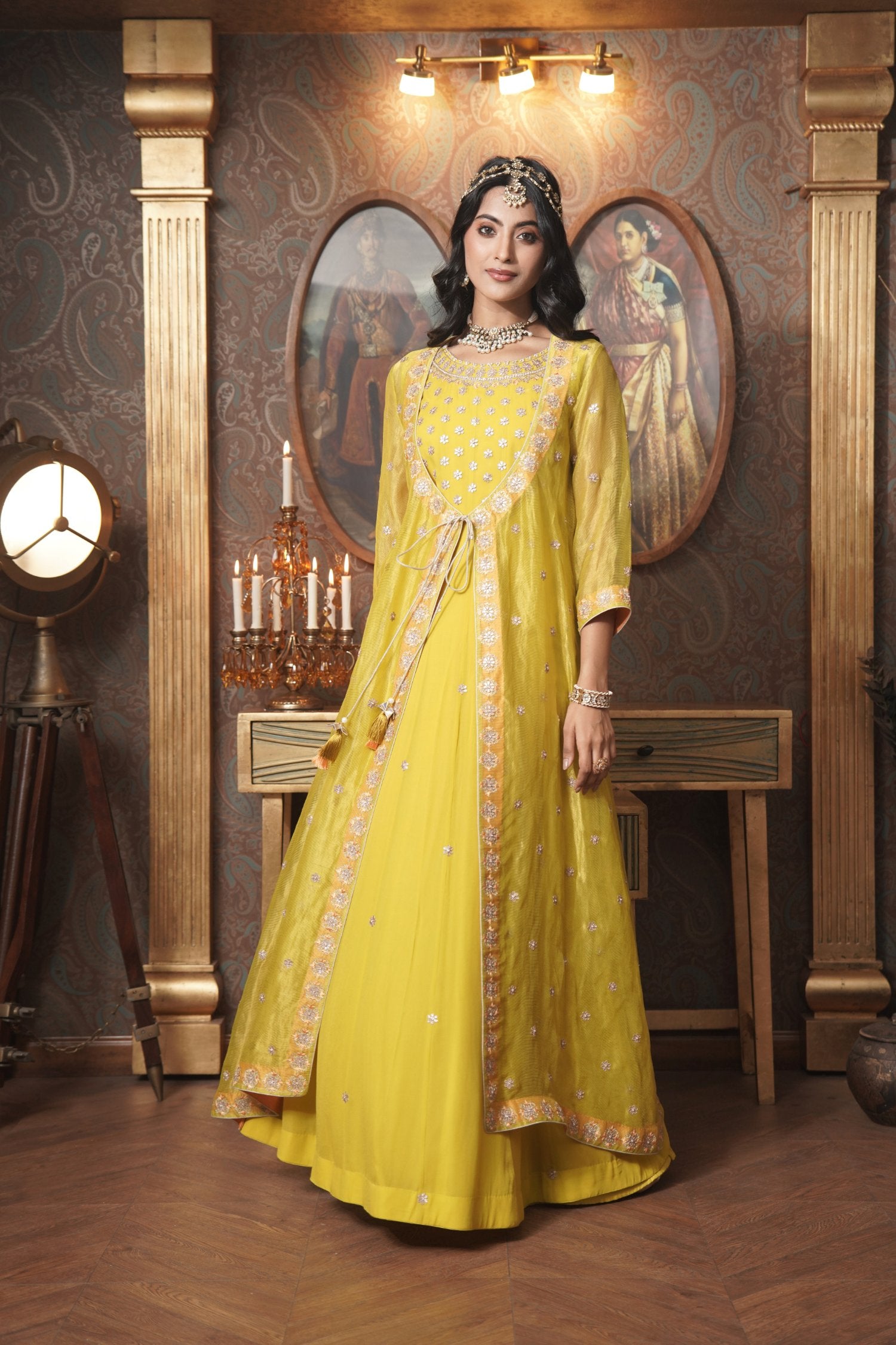 Jacket Style With Anarkali – AGASHE