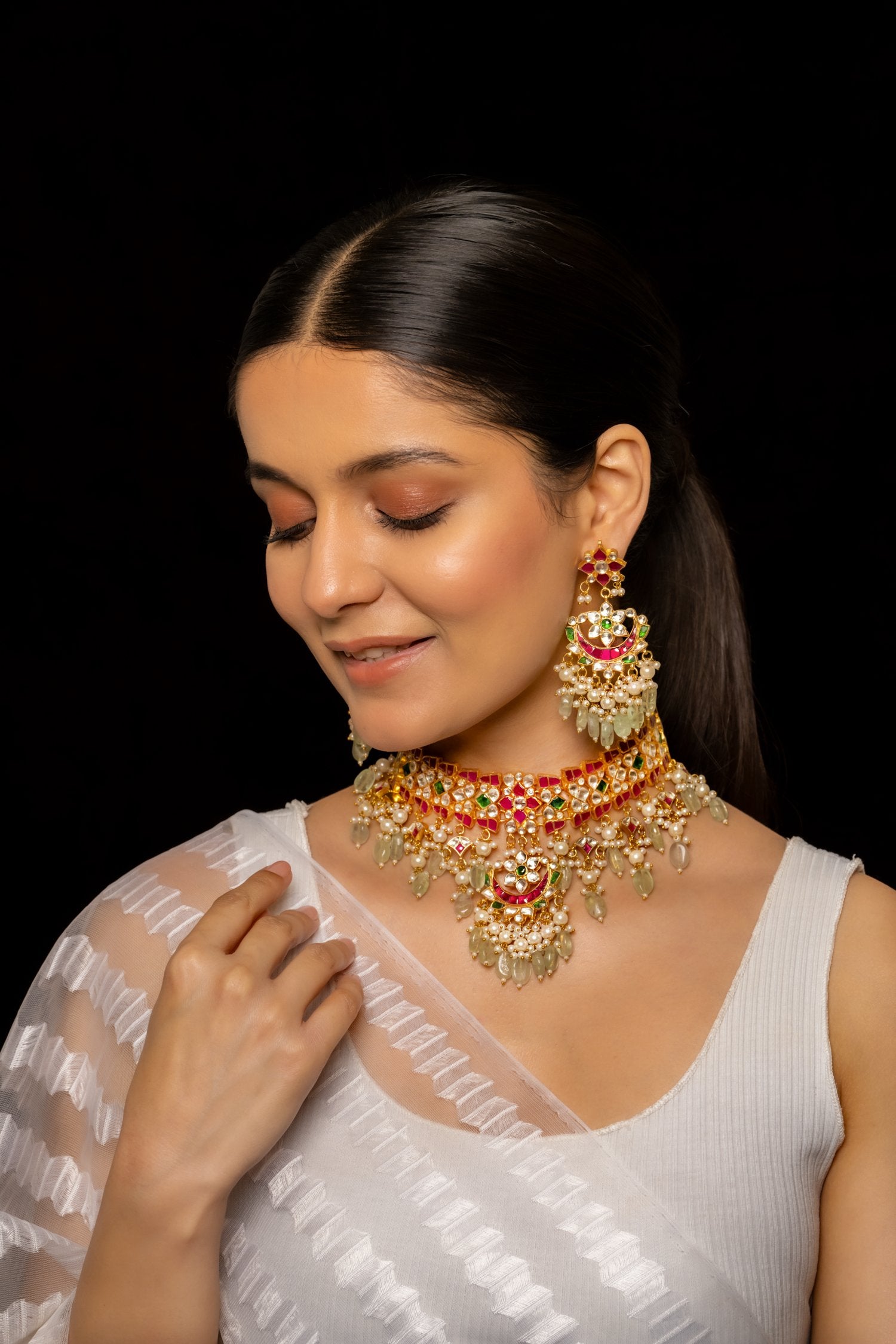 Necklace with Earrings