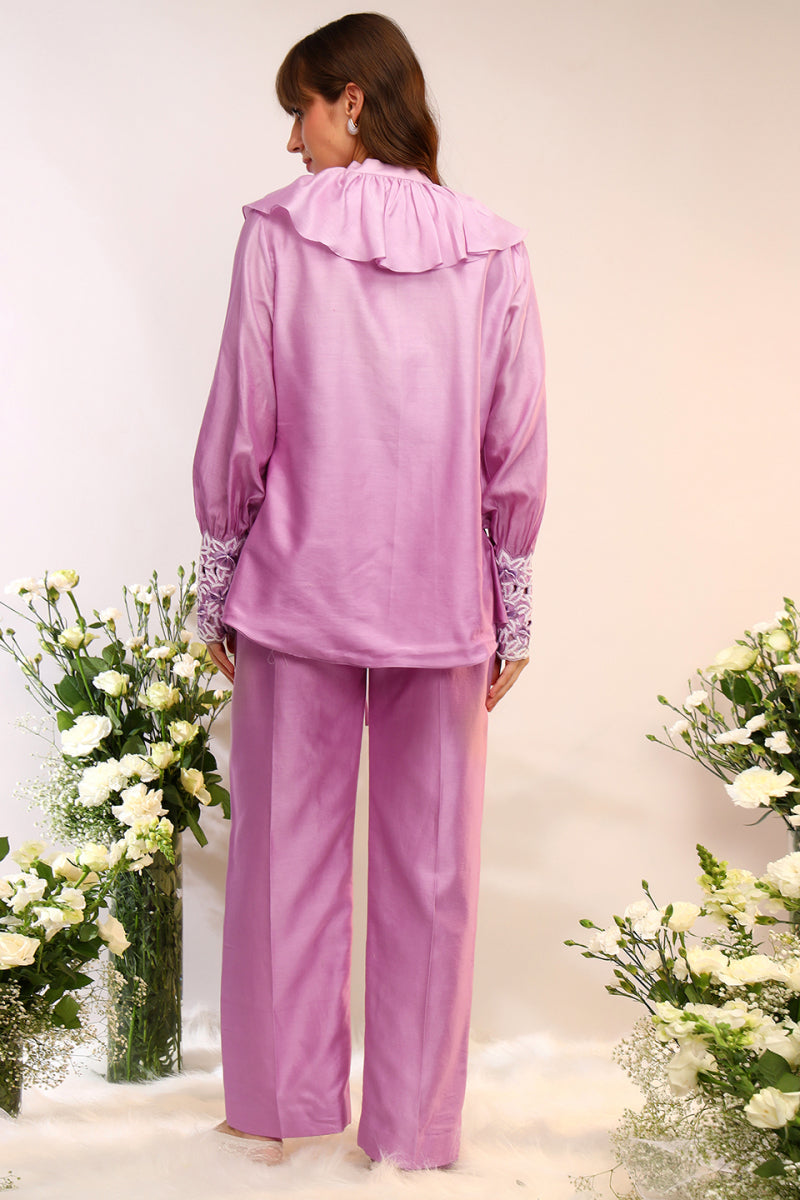 Frill Tie Up Co-ord Set