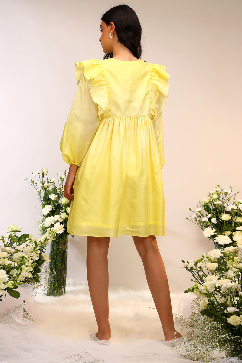 Floral Tie Up Dress