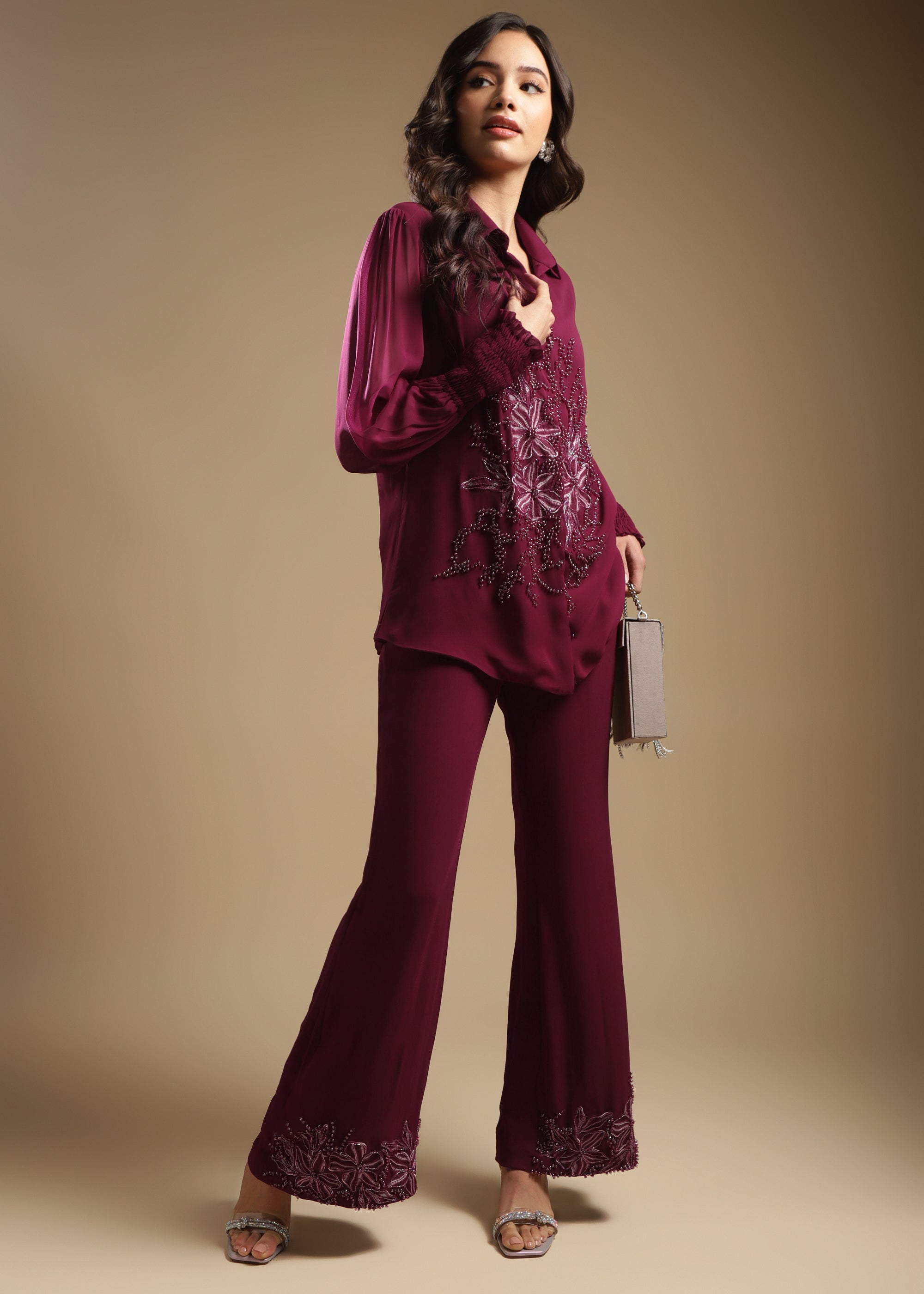 Centre Embrroidered Co-Ord Set