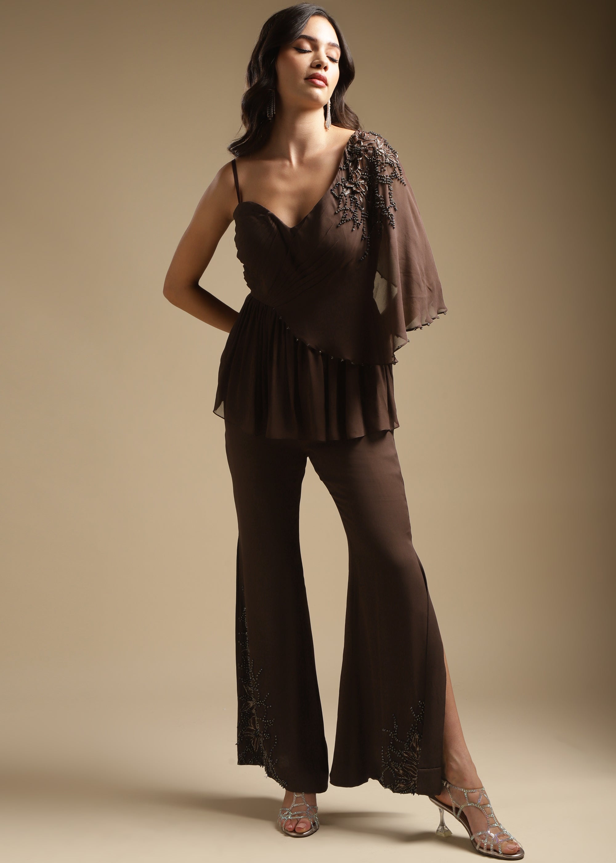 Twisted Peplum Co-Ord Set
