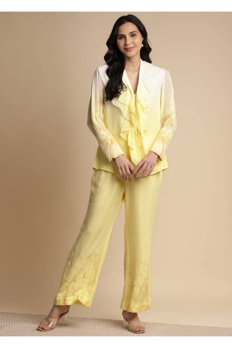 Ruffle Tie-Up Coord Set