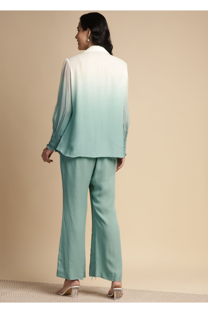 One Side Embroidered Co-Ord Set