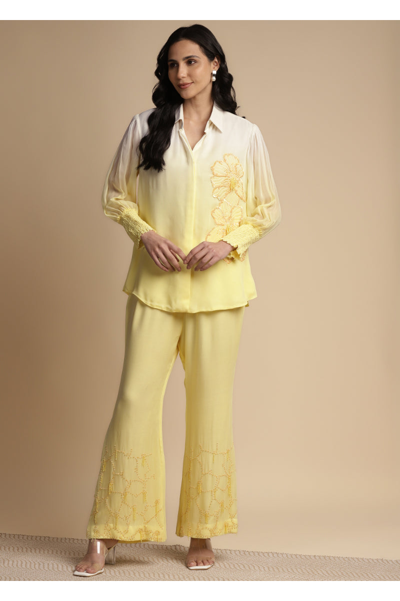 One Side Embroidered Co-Ord Set