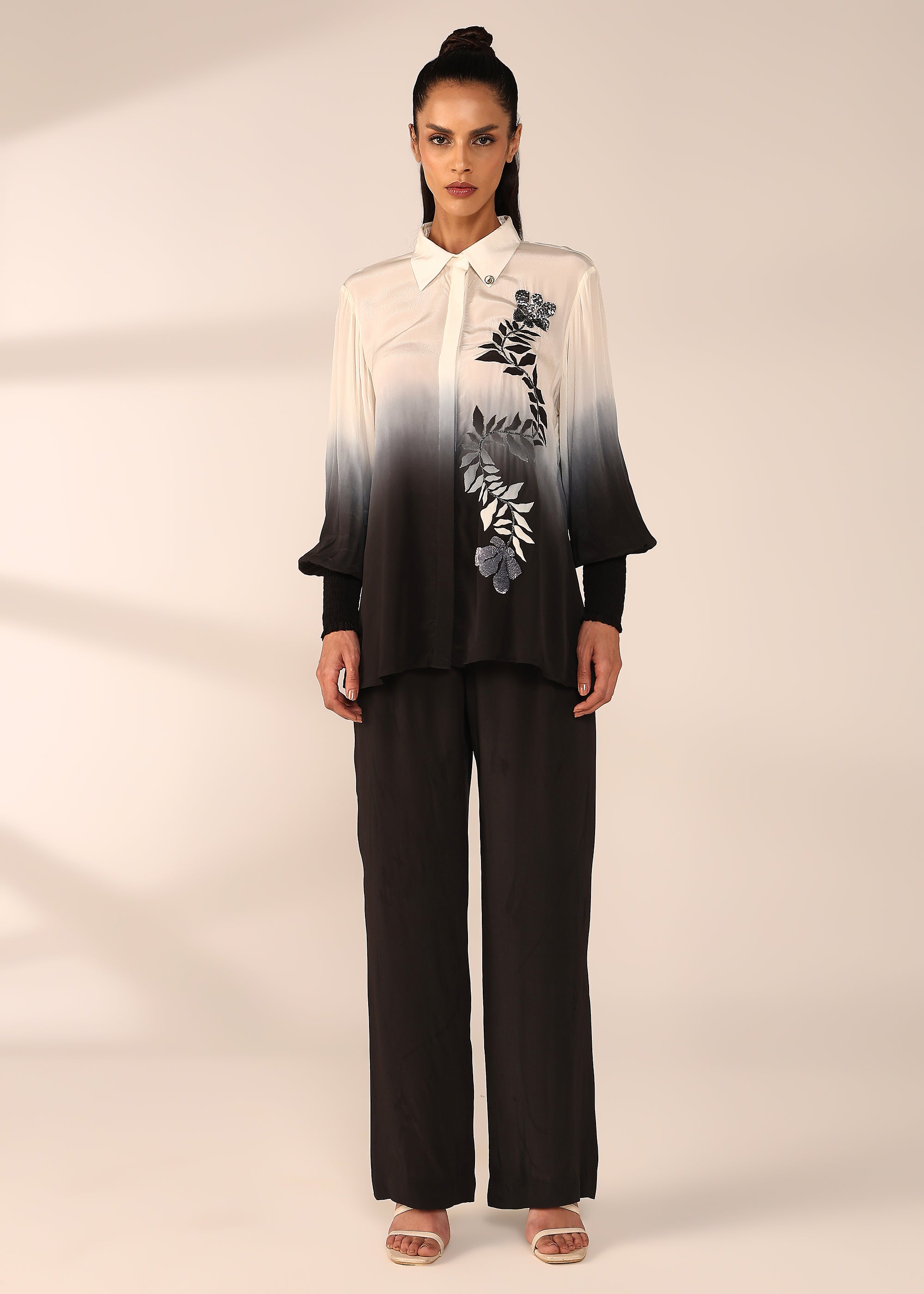 VERTICAL EMBROIDERD CO-ORD SET
