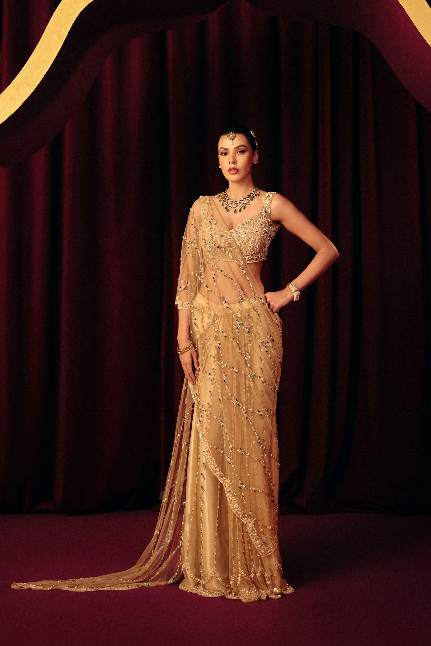 Sona Drape Saree