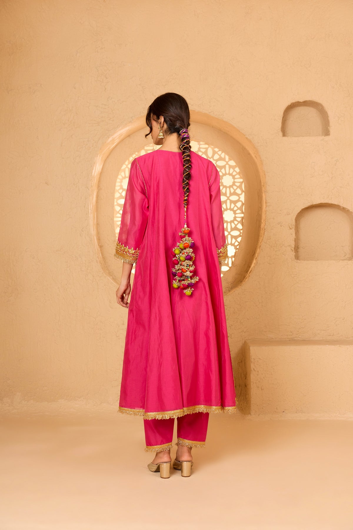 LONG ANARKALI WITH SALWAR AND DUPATTA