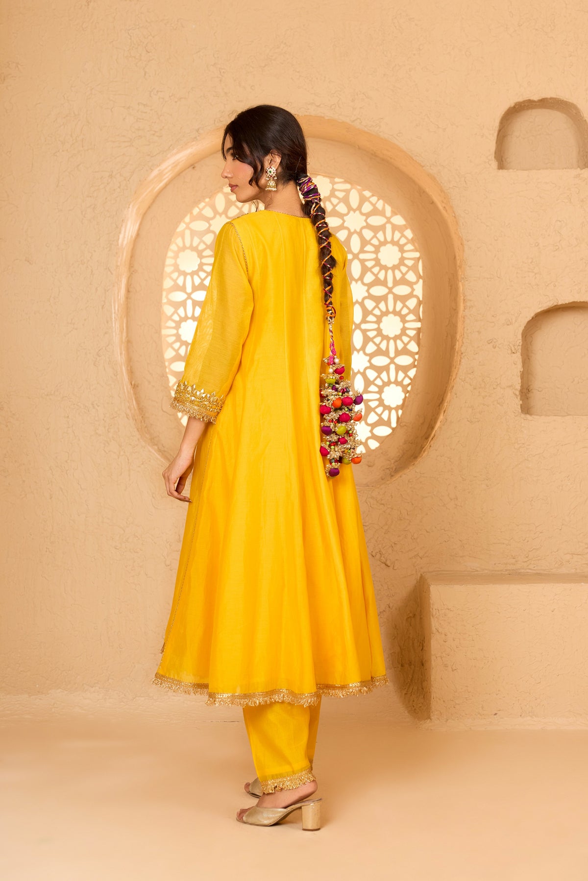 LONG ANARKALI WITH SALWAR AND DUPATTA