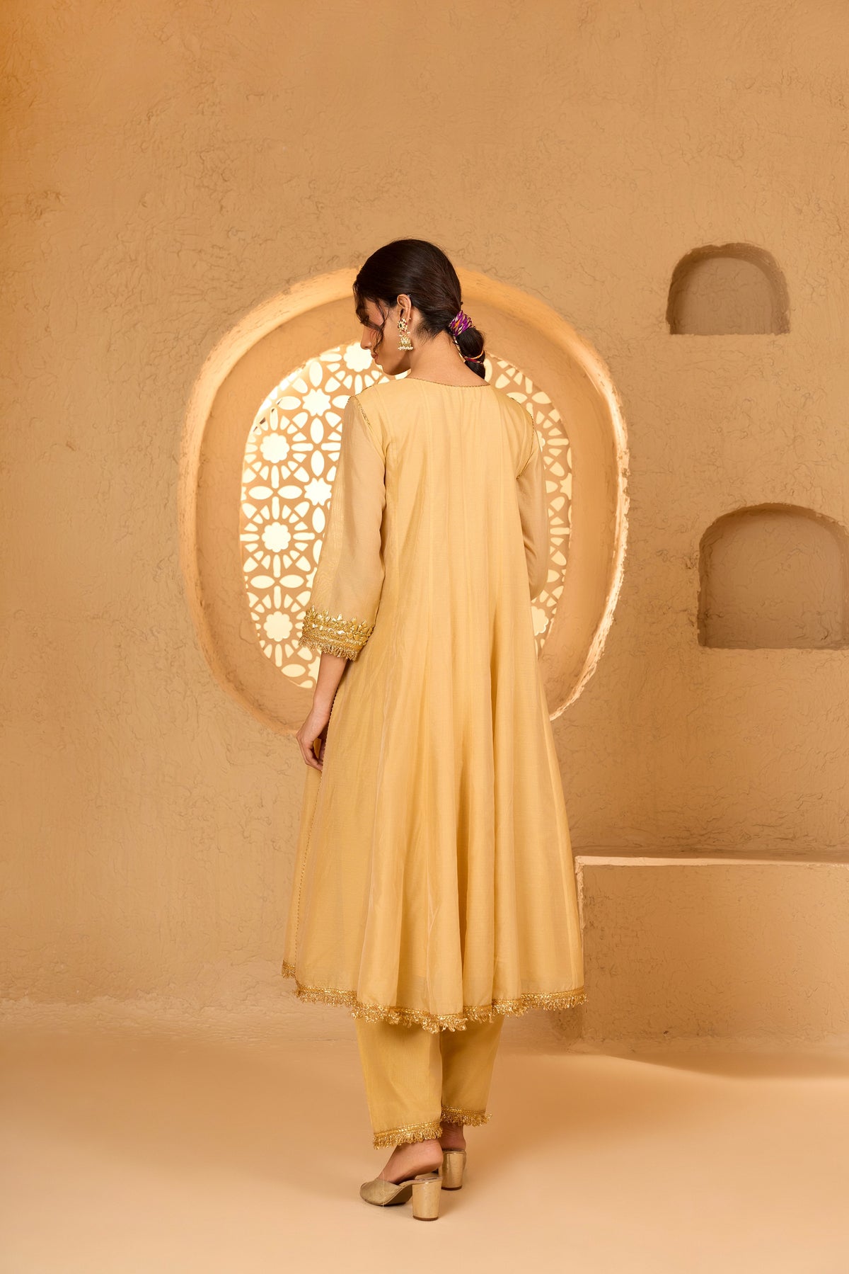 LONG ANARKALI WITH SALWAR AND DUPATTA