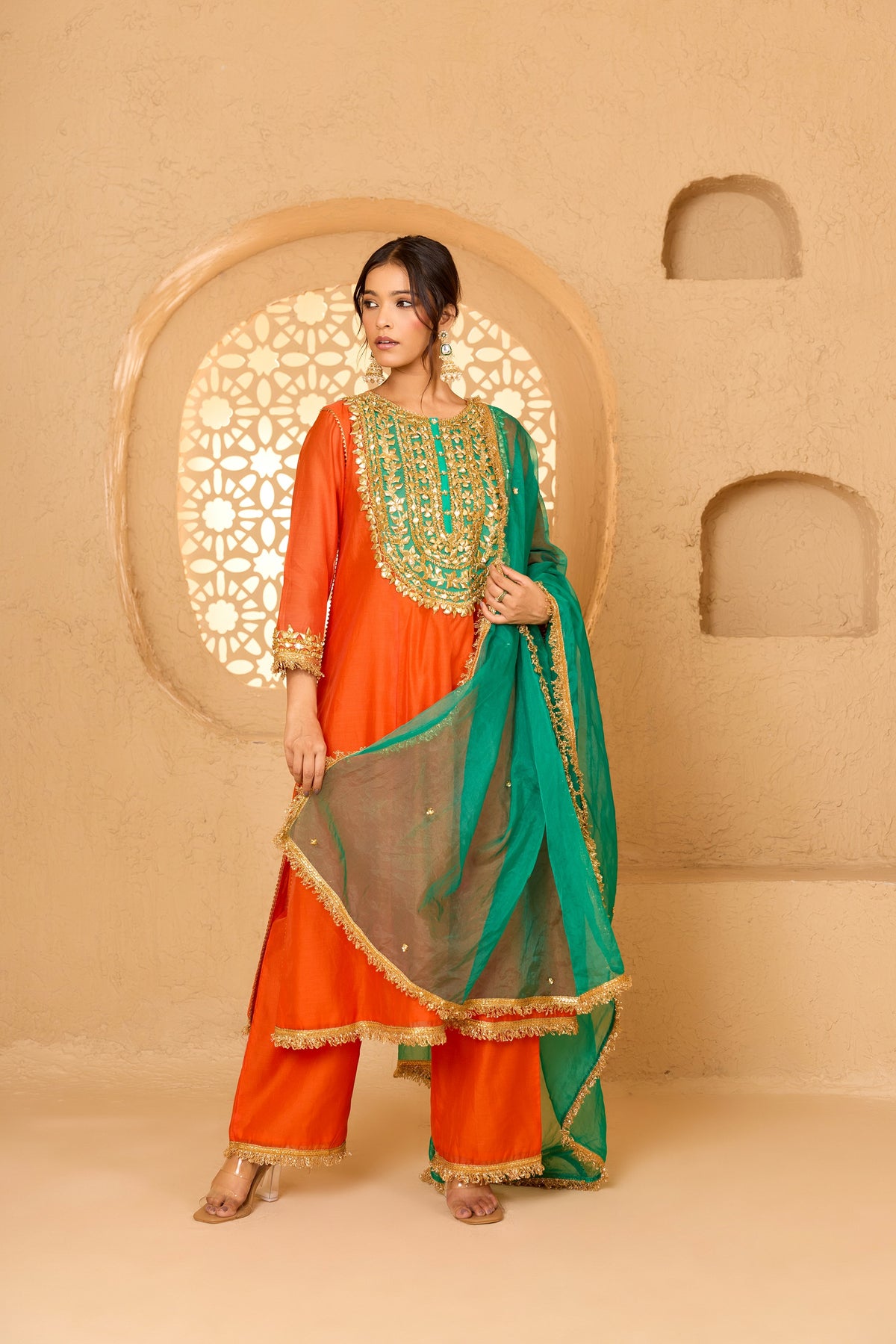 LONG KURTA WITH PANT AND DUPATTA