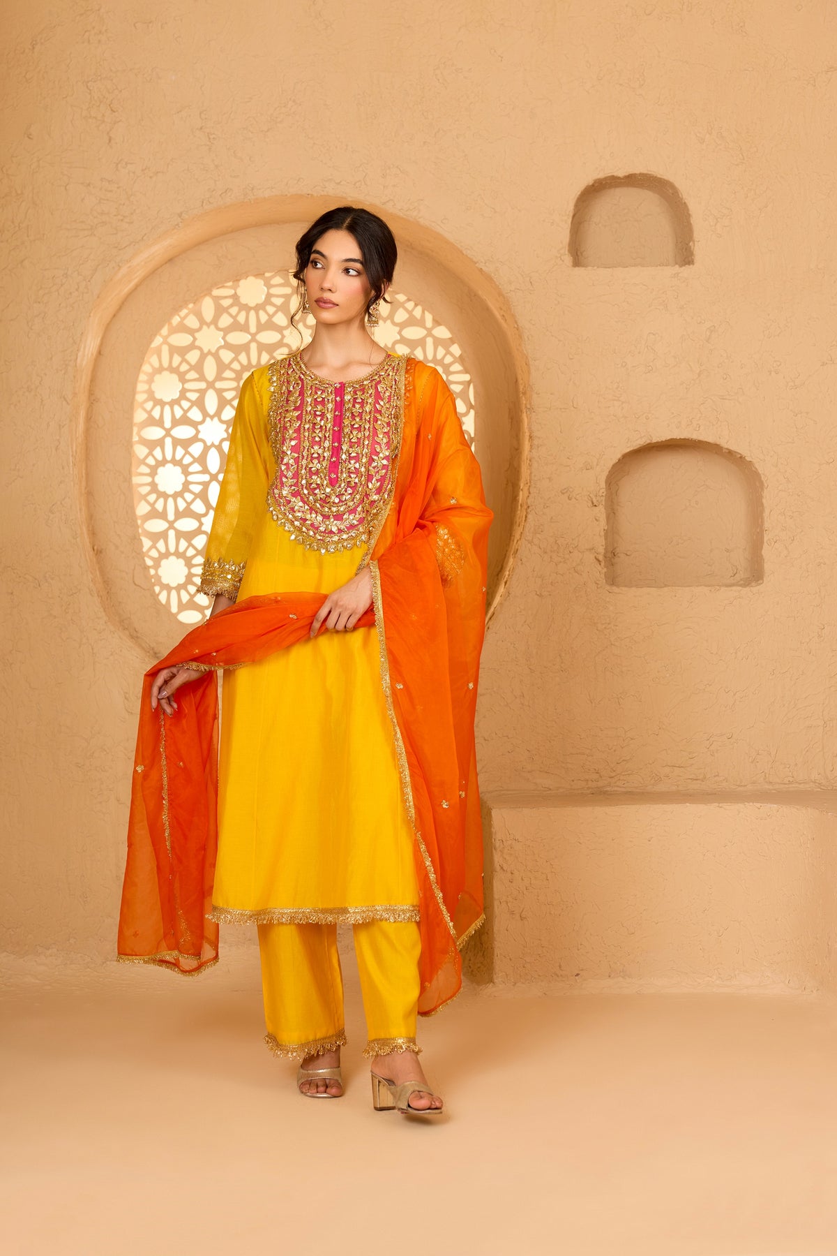 LONG KURTA WITH PANT AND DUPATTA