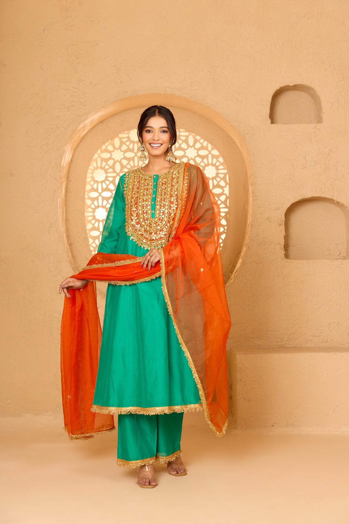 LONG KURTA WITH PANT AND DUPATTA