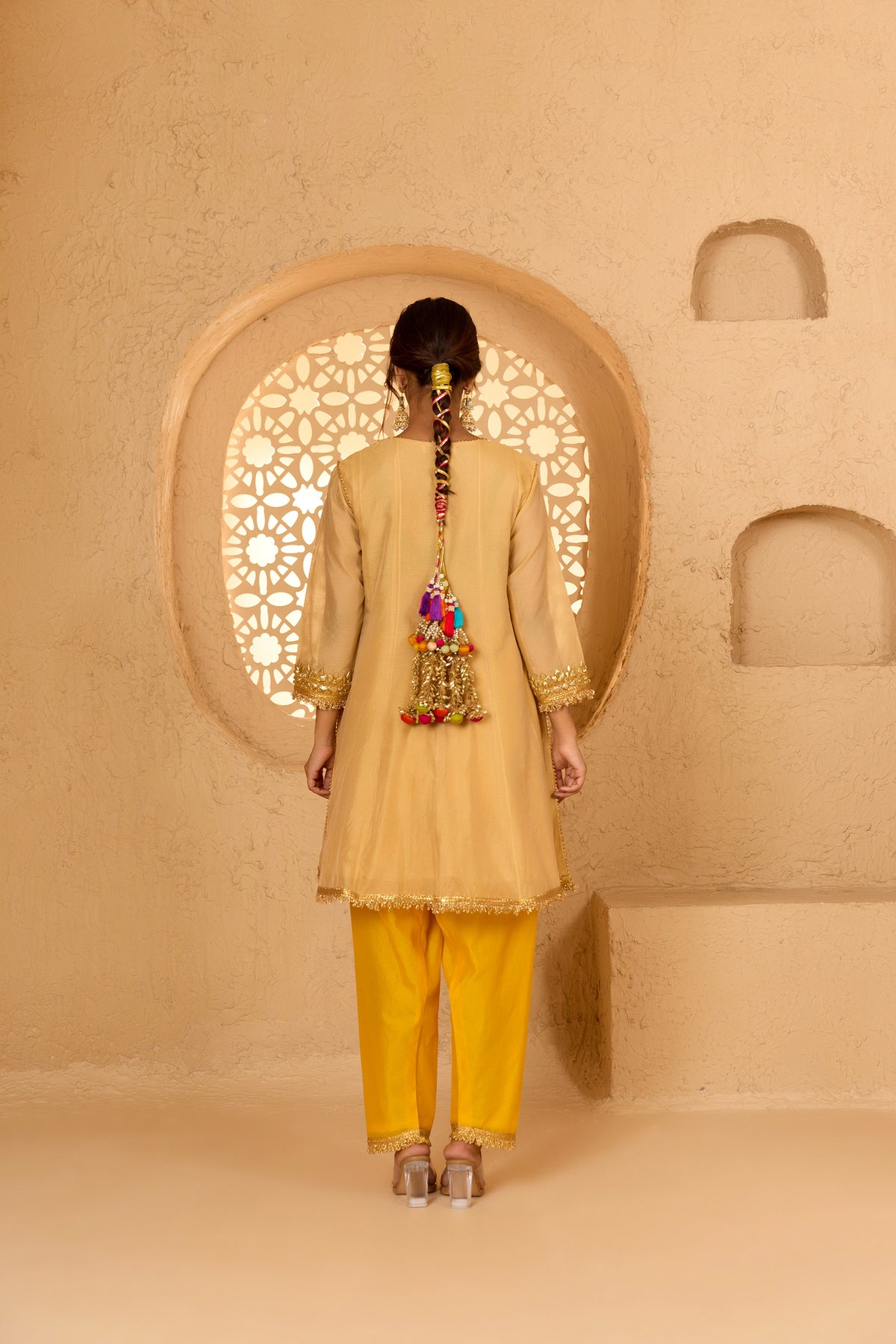 SHORT ANARKALI WITH SALWAR AND DUPATTA
