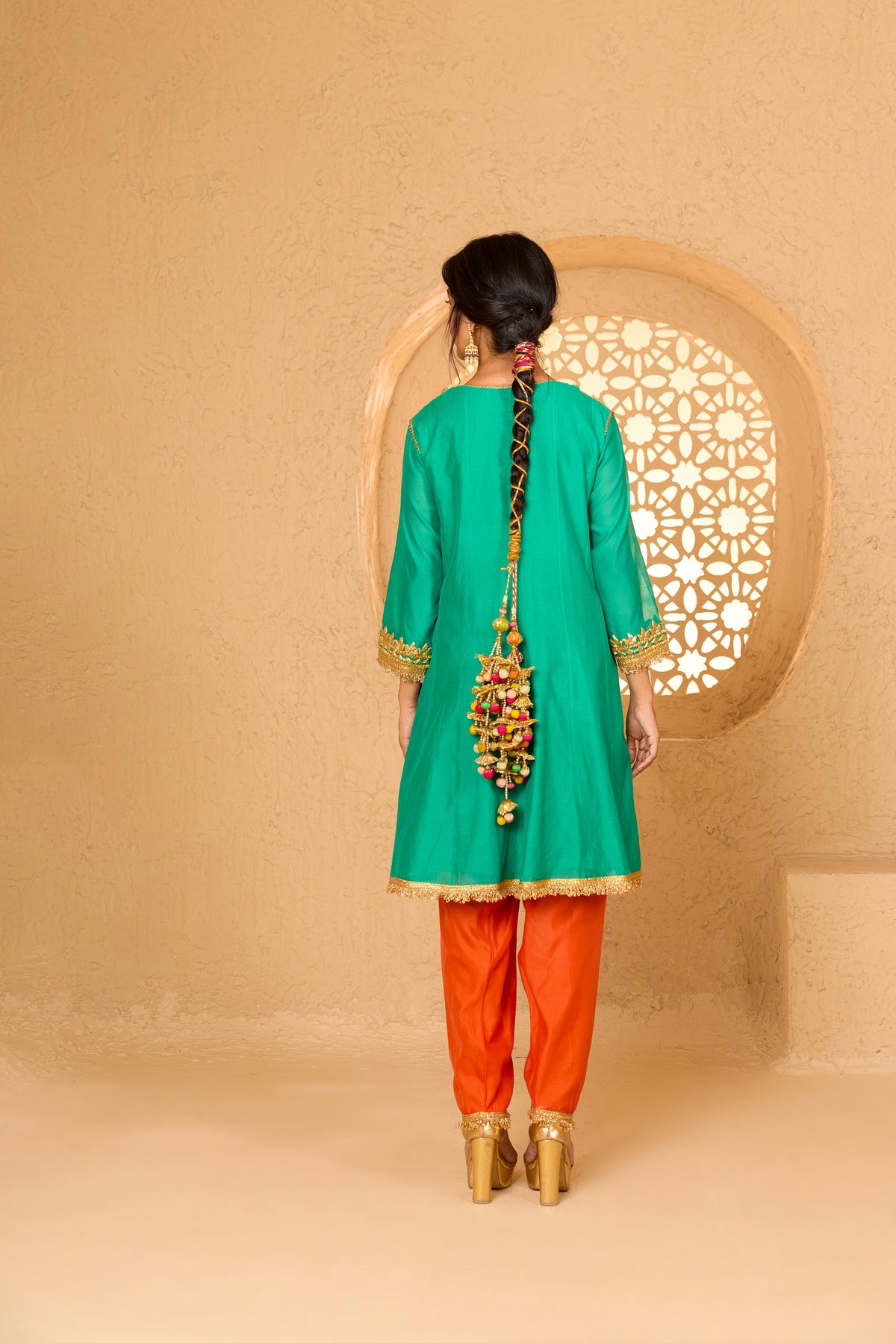 SHORT ANARKALI WITH SALWAR AND DUPATTA