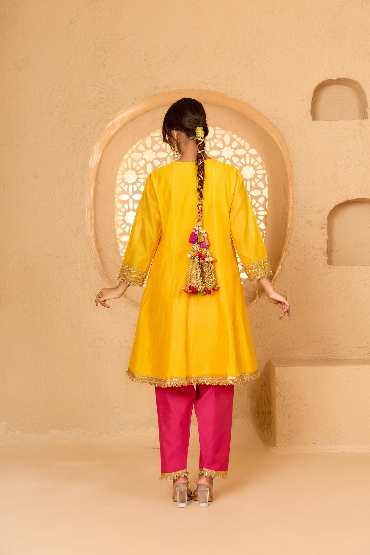 SHORT ANARKALI WITH SALWAR AND DUPATTA