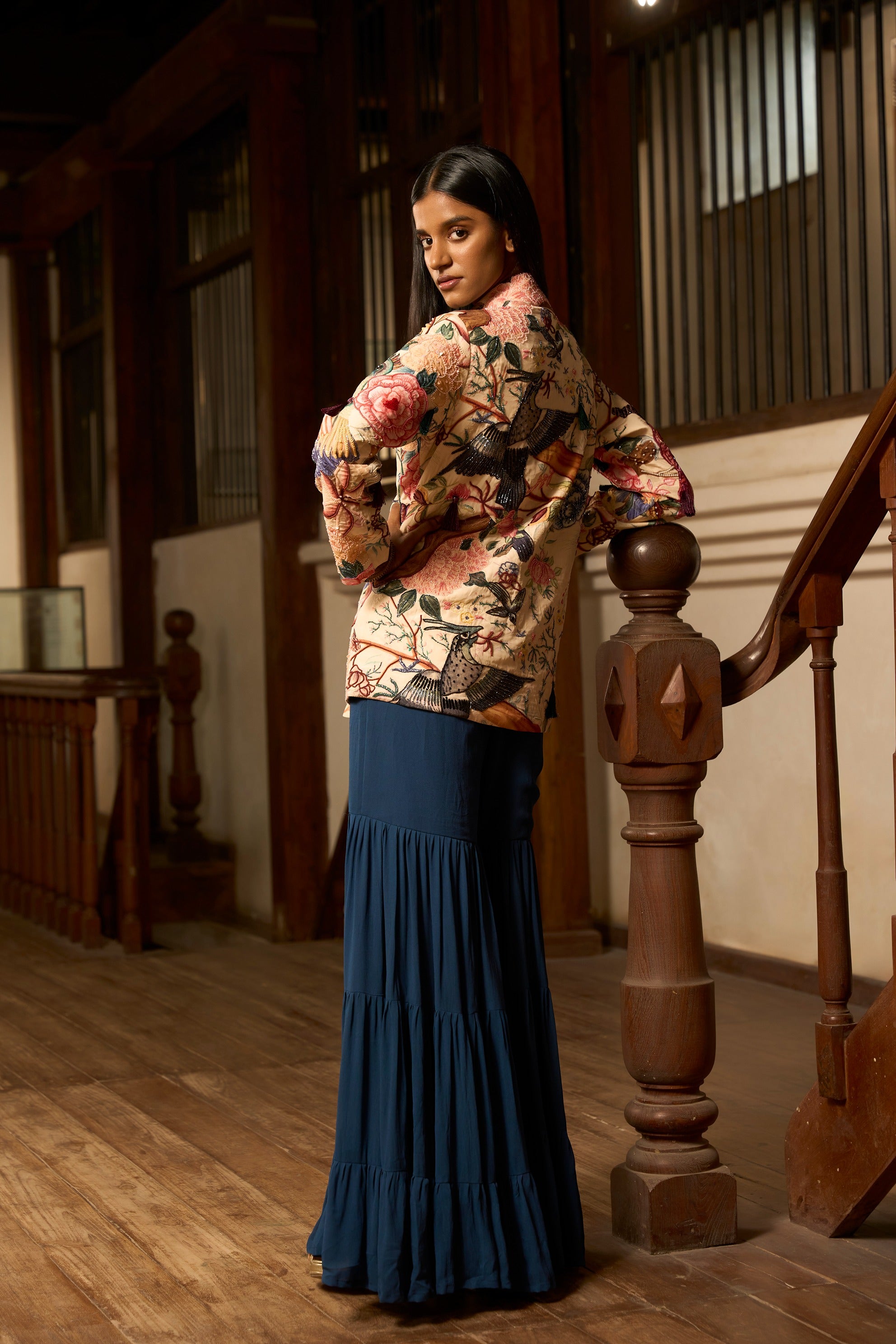 Dior Charm – Handcrafted Elegance Sharara