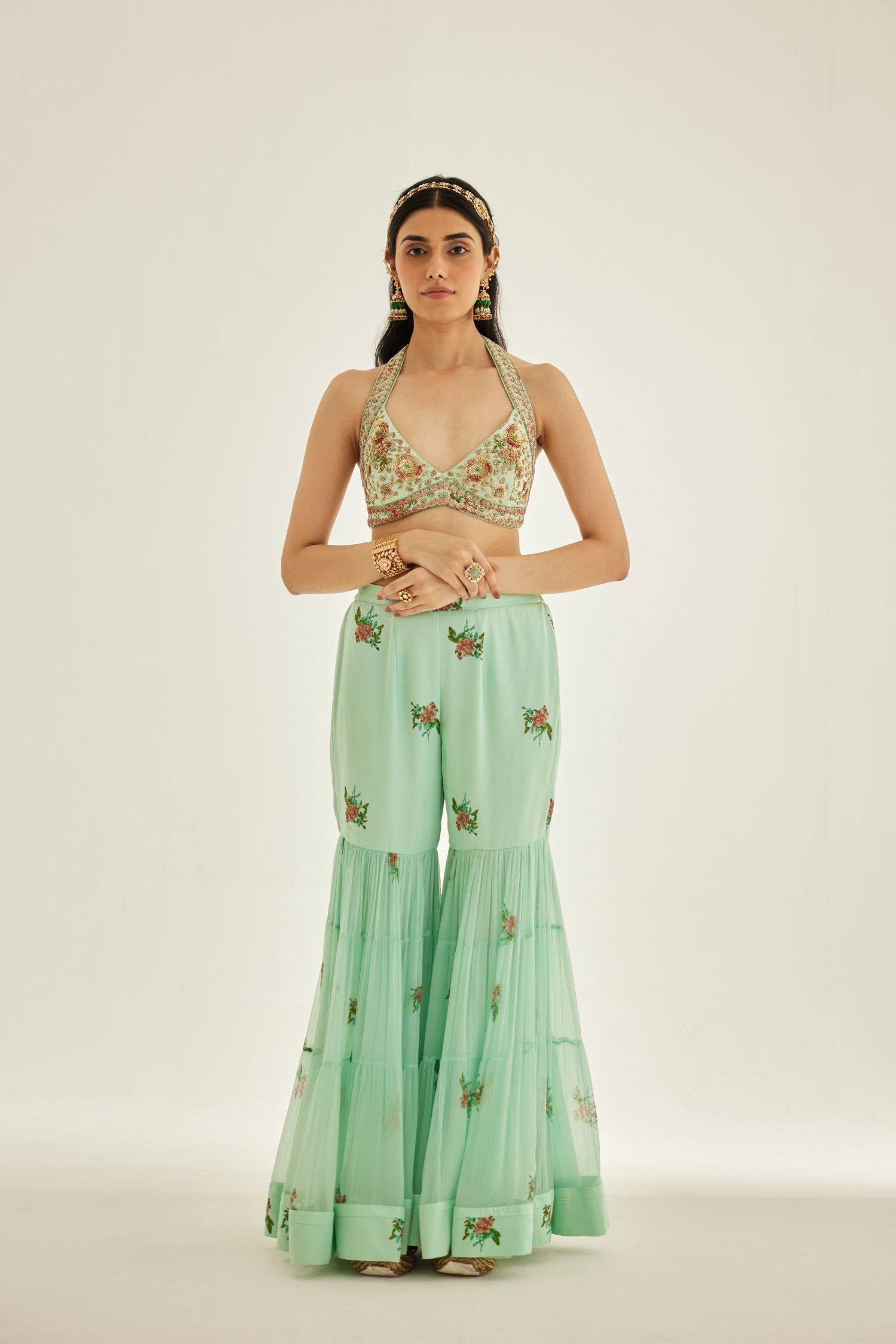 Sharara Blouse Set