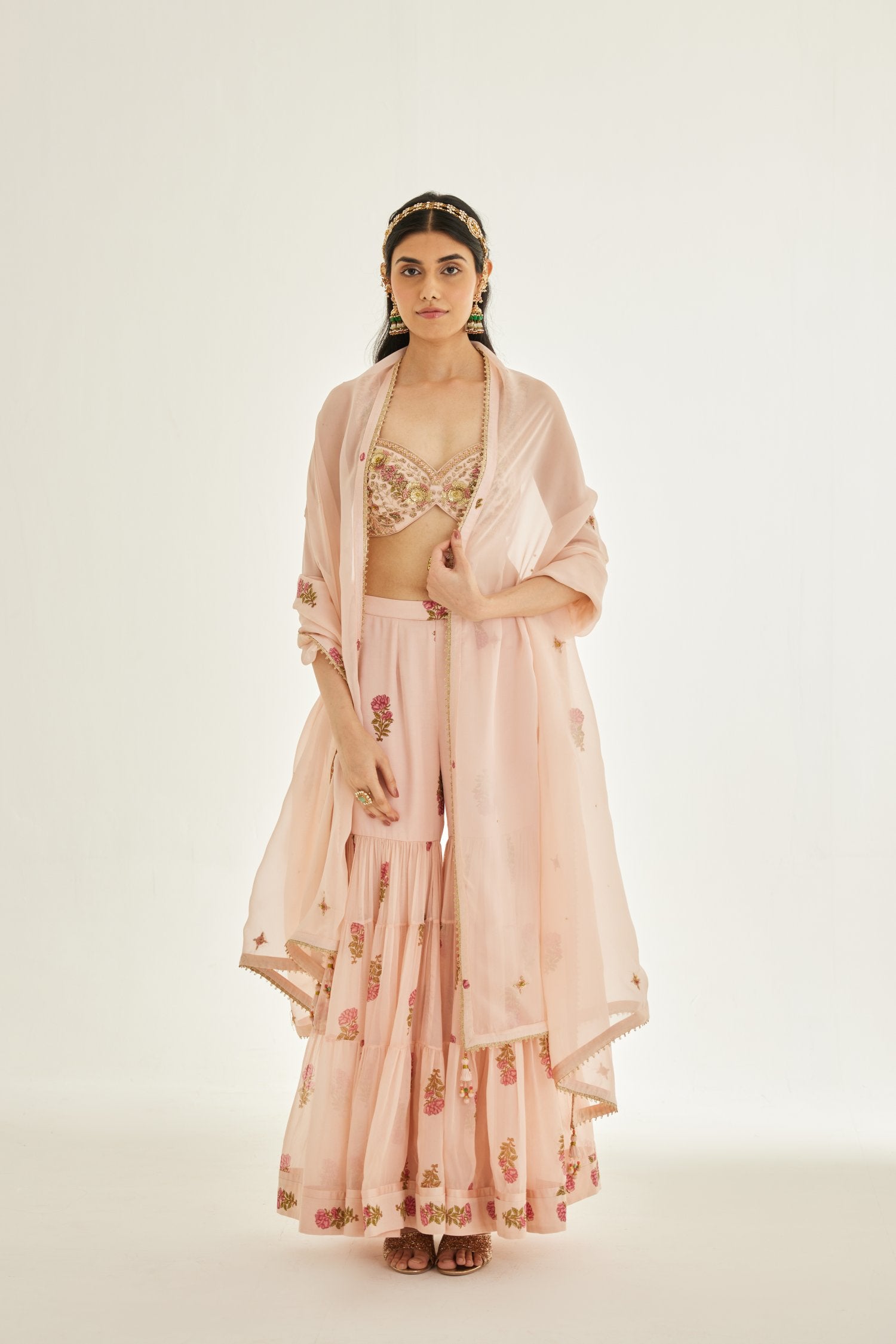 Sharara Blouse Set