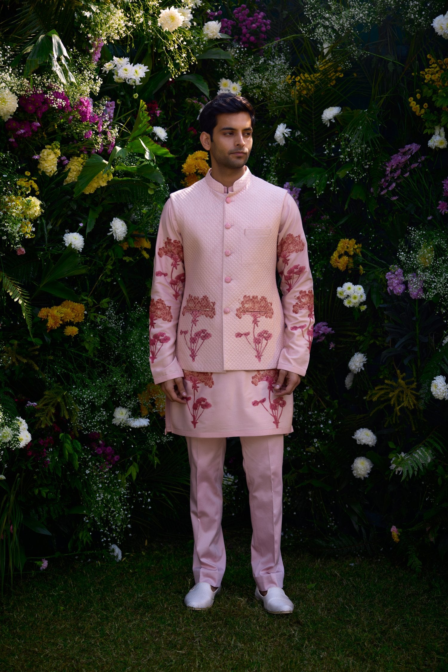 Waist Coat And Kurta Set