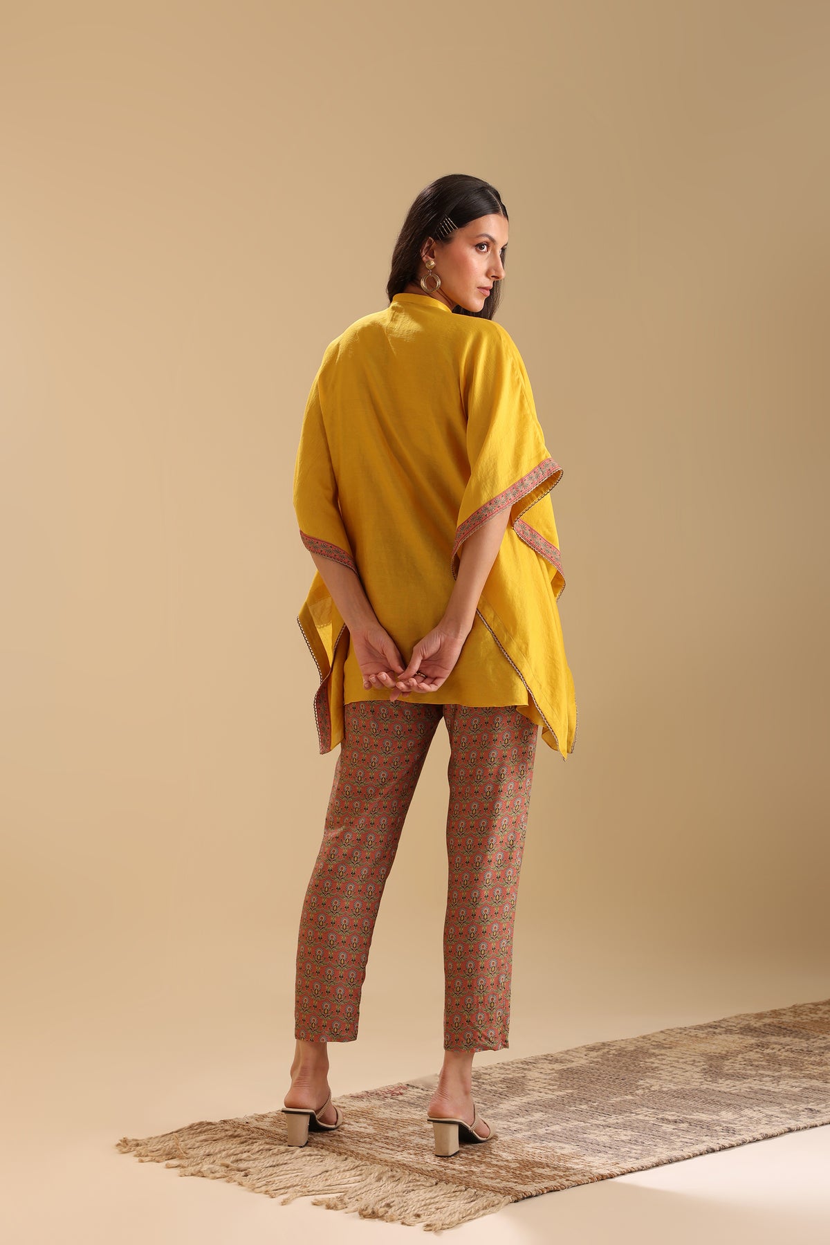 Eraya Embellished Kaftan Set