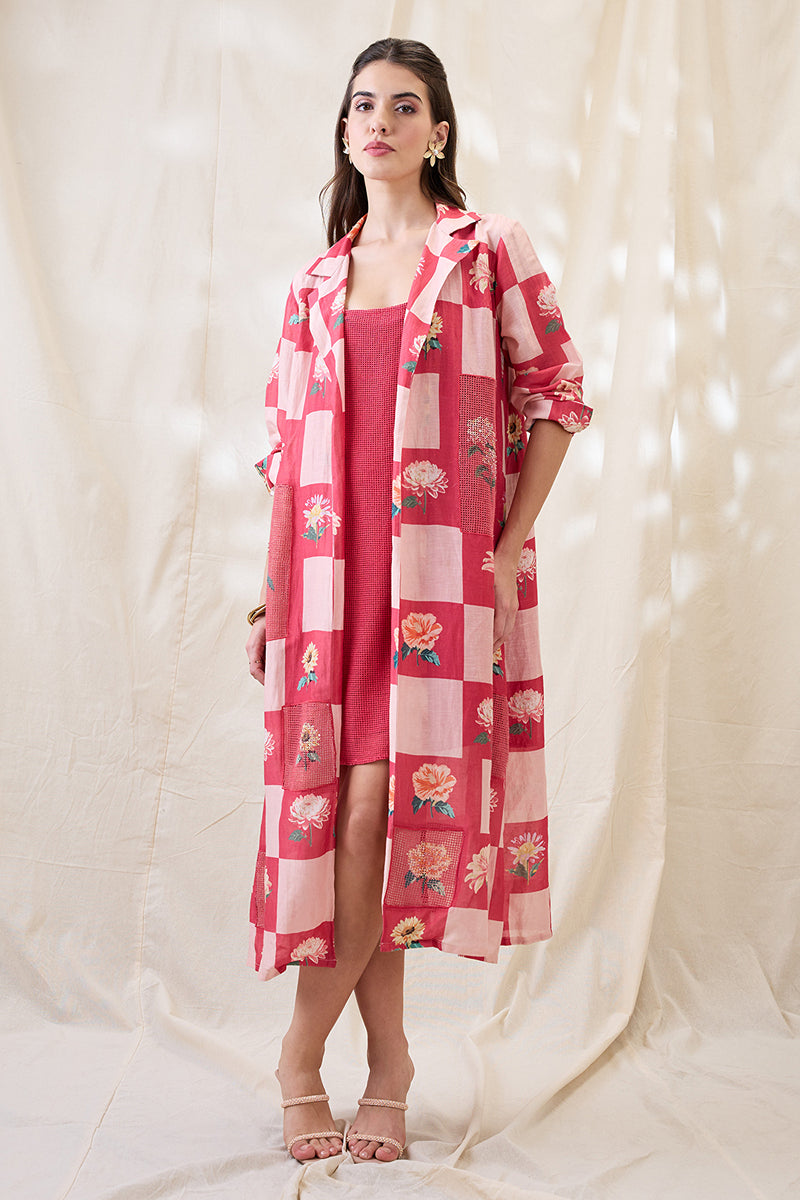 Ravya Dress With Embellished Jacket