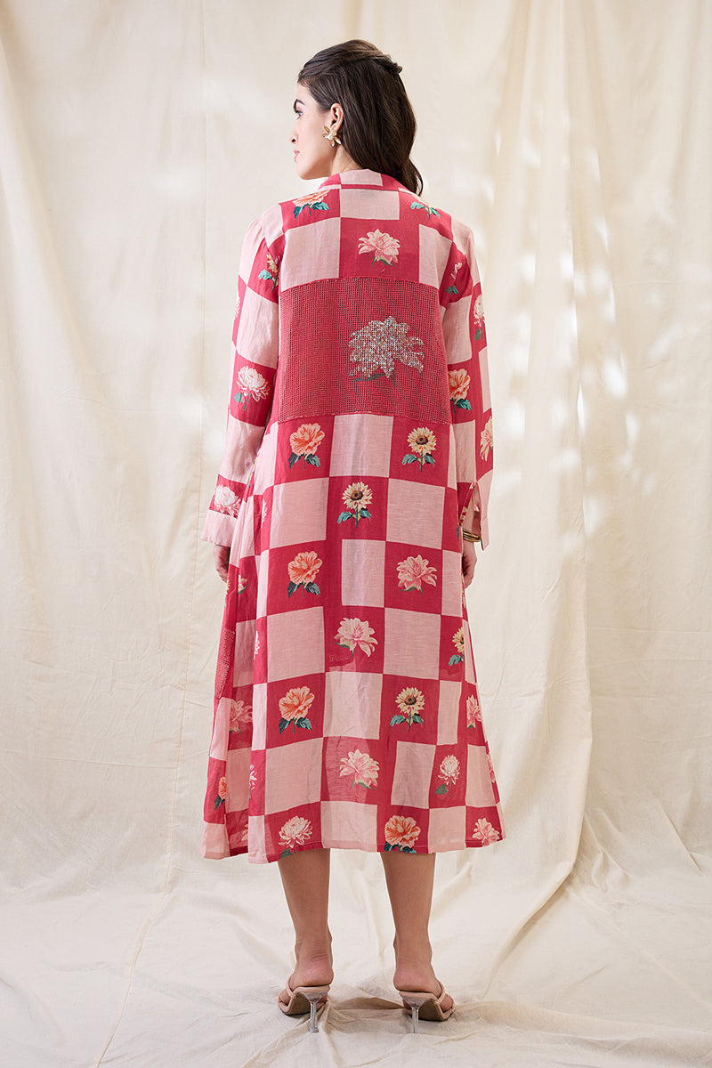 Ravya Dress With Embellished Jacket