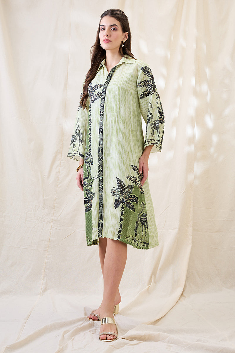 Noorani Embellished Boxy Dress